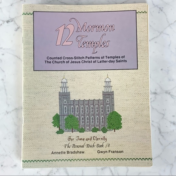 Counted Cross-Stitch booklets containing patterns of LDS/Mormon Temples. - Picture 3 of 4